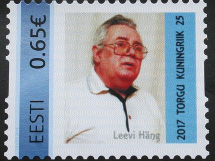 Leevi Häng Torgu Kuningriigi XXV aastapäeva puhul välja antud postmargil