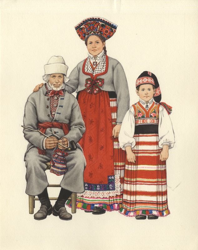 Folk costumes of the inhabitants of Torgu Kingdom (former Jämaja parish)